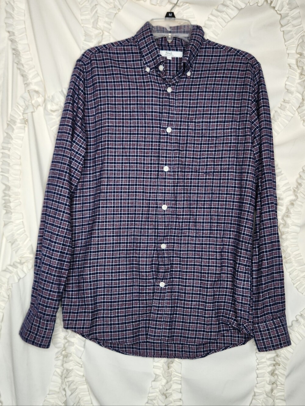 Find. Button Down Cotton Shirt Plaid Men’s Sz Small